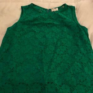 Laundry Top. Gorgeous green.